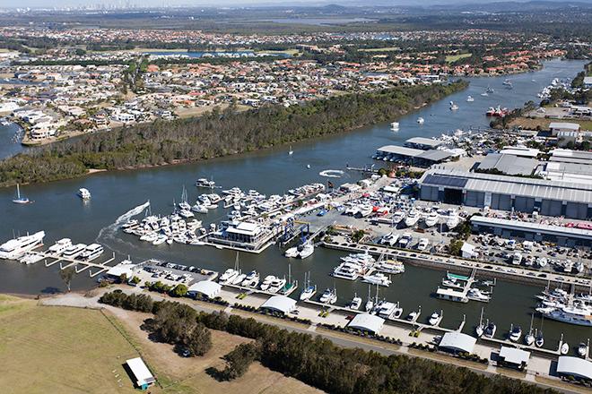 More than 600 boats were on display both on and off the water at the Gold Coast International Marine Expo © Emma Milne
